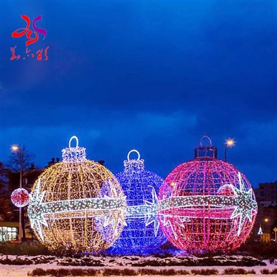 چراغ توپی رنگارنگ چراغ موتیف ال ای دی برای تمام دکوراسیون تعطیلات