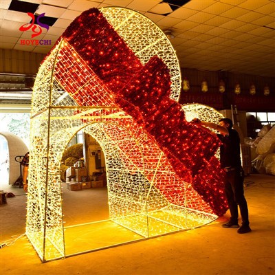 چراغ جعبه هدیه Hoyechi Arch Lights All-Enudate Decoration برای راه حل های فرهنگی و جشن