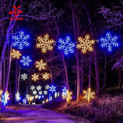Hoyechi Source Factory Batch سفارشی سازی کریسمس در فضای باز چراغ برفی چراغهای برف IP65 ضد آب