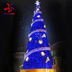 طرح جدید درخت کریسمس 20 فوت 30 فوت 40 فوت 50 فوت غول پیکر نورپردازی در فضای باز