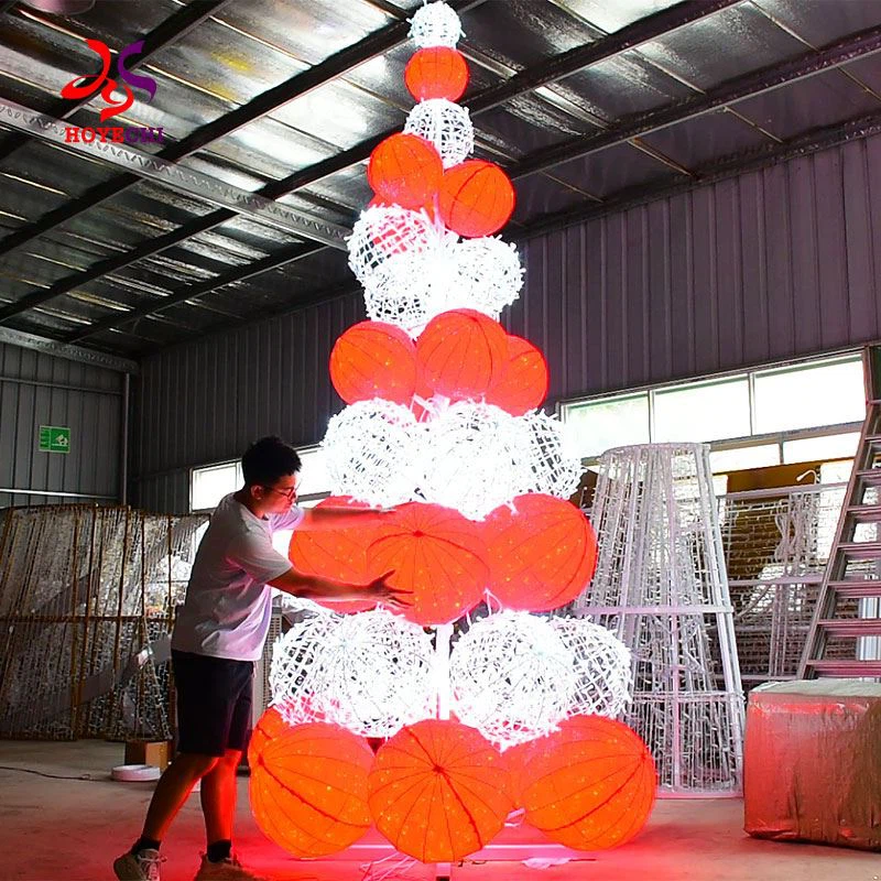 درخت کریسمس مجسمه کروی